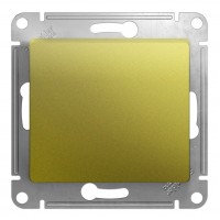Переключатель 1-клавишный перекрестный SYSTEME ELECTRIC GLOSSA, скрытый монтаж, фисташковый