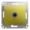 Розетка TV SYSTEME ELECTRIC GLOSSA, оконечная, фисташковый