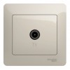 Розетка TV SYSTEME ELECTRIC GLOSSA, одиночная, молочный