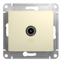 Розетка TV SYSTEME ELECTRIC GLOSSA, одиночная, бежевый