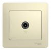 Розетка TV SYSTEME ELECTRIC GLOSSA, одиночная, бежевый