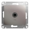 Розетка TV SYSTEME ELECTRIC GLOSSA, одиночная, платина