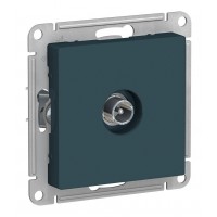 Розетка TV SYSTEME ELECTRIC ATLASDESIGN, оконечная, изумруд