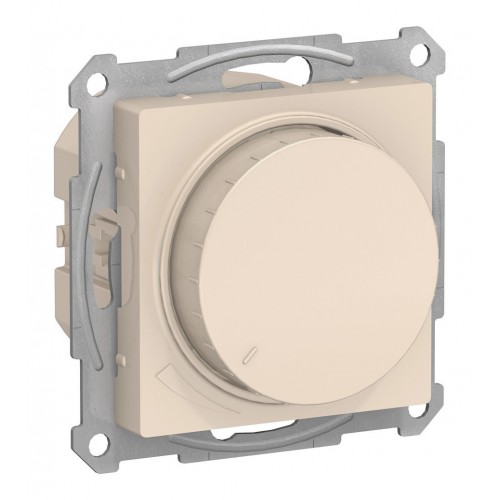 Светорегулятор поворотно-нажимной SYSTEME ELECTRIC ATLASDESIGN, 315 Вт, для LED 7-157 Вт/ВА, бежевый
