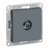 Розетка TV SYSTEME ELECTRIC ATLASDESIGN, одиночная, грифель