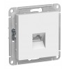 Розетка компьютерная 1xRJ45 Cat.5 SYSTEME ELECTRIC ATLASDESIGN, белый