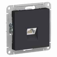 Розетка компьютерная 1xRJ45 Cat.5 SYSTEME ELECTRIC ATLASDESIGN, карбон