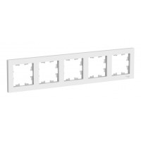 Рамка 5 постов SYSTEME ELECTRIC ATLASDESIGN, белый