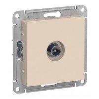 Розетка TV SYSTEME ELECTRIC ATLASDESIGN, оконечная, бежевый