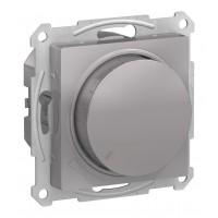 Светорегулятор поворотно-нажимной SYSTEME ELECTRIC ATLASDESIGN, 630 Вт, для LED 10-315 Вт/ВА , алюминий