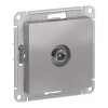 Розетка TV SYSTEME ELECTRIC ATLASDESIGN, проходная, алюминий