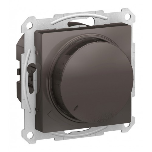 Светорегулятор поворотно-нажимной SYSTEME ELECTRIC ATLASDESIGN, 315 Вт, для LED 7-157 Вт/ВА , мокко