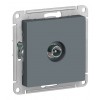 Розетка TV SYSTEME ELECTRIC ATLASDESIGN, проходная, грифель