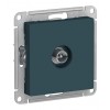 Розетка TV SYSTEME ELECTRIC ATLASDESIGN, одиночная, изумруд