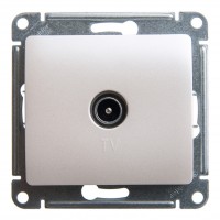 Розетка TV SYSTEME ELECTRIC GLOSSA, оконечная, перламутр