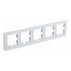 Рамка 5 постов SYSTEME ELECTRIC ATLASDESIGN NATURE, белый, (пластик)