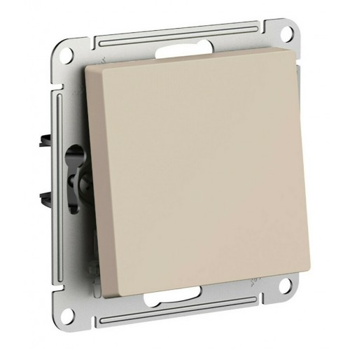 Переключатель 1-клавишный SYSTEME ELECTRIC ATLASDESIGN, скрытый монтаж, песочный, ATN001261