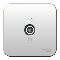 Розетка TV SYSTEME ELECTRIC BLANCA, оконечная, открытый монтаж, алюминий, BLNTA000013