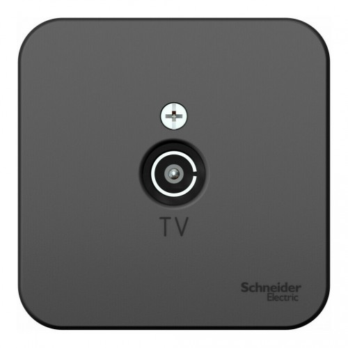 Розетка TV SYSTEME ELECTRIC BLANCA, оконечная, открытый монтаж, антрацит, BLNTA000016