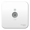 Розетка TV SYSTEME ELECTRIC BLANCA, оконечная, открытый монтаж, белый, BLNTA000011