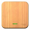 Выключатель 1-клавишный SYSTEME ELECTRIC BLANCA с подсветкой, открытый монтаж, ясень, BLNVA101105