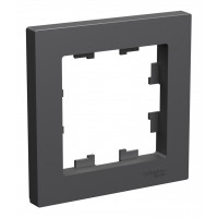 Рамка 1 пост SYSTEME ELECTRIC ATLASDESIGN, базальт, ATN001401