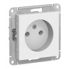 Розетка SYSTEME ELECTRIC ATLASDESIGN, скрытый монтаж, без заземления, лотос