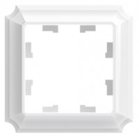 Рамка 1 пост SYSTEME ELECTRIC ATLASDESIGN ANTIQUE, белый, ATN100101