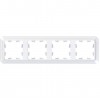 Рамка 4 поста SYSTEME ELECTRIC ATLASDESIGN ANTIQUE, белый, ATN100104
