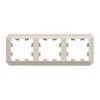 Рамка 3 поста SYSTEME ELECTRIC ATLASDESIGN ANTIQUE, бежевый, ATN100203