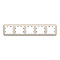 Рамка 5 постов SYSTEME ELECTRIC ATLASDESIGN ANTIQUE, бежевый, ATN100205