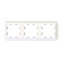 Рамка 3 поста SYSTEME ELECTRIC ATLASDESIGN ANTIQUE, жемчуг, ATN100403