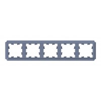 Рамка 5 постов SYSTEME ELECTRIC ATLASDESIGN ANTIQUE, грифель, ATN100705