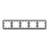 Рамка 5 постов SYSTEME ELECTRIC ATLASDESIGN ANTIQUE, сталь, ATN100905