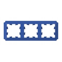 Рамка 3 поста SYSTEME ELECTRIC ATLASDESIGN ANTIQUE, аквамарин, ATN101103