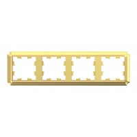 Рамка 4 поста ATLASDESIGN ANTIQUE, золотой, ATN101604