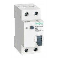 Дифавтомат SYSTEME ELECTRIC City9 Set 2P 25А 6 кА, 30 мА (A), C9D65625