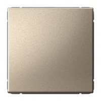 Выключатель 1-клавишный кнопочный SYSTEME ELECTRIC ARTGALLERY, скрытый монтаж, шампань, GAL000515