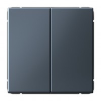Выключатель 2-клавишный SYSTEME ELECTRIC ARTGALLERY, скрытый монтаж, грифель, GAL000751
