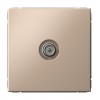 Розетка TV SYSTEME ELECTRIC ARTGALLERY оконечная, скрытый монтаж, песочный, GAL001291