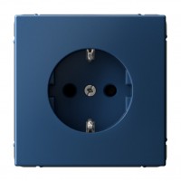 SYSTEME ELECTRIC ArtGallery Аквамарин Розетка с заземлением со шторками, 16А, механизм, быстрозажим. клем.