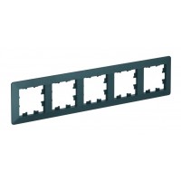 Рамка 5 постов SYSTEME ELECTRIC ATLASDESIGN AIR, изумруд