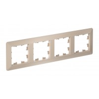 Рамка 4 поста SYSTEME ELECTRIC ATLASDESIGN AIR, песочный
